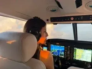 Sophia Corredor Aguirre, Alpha Aviation student pilot in Miami